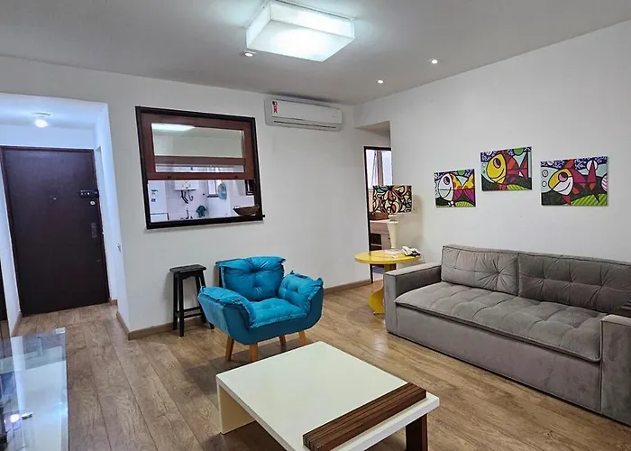 Aconchegante Flat Copa Posto 6 Piscina E Garagem